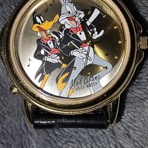 Armitron Looney Tunes Voice Watch with Black Strap